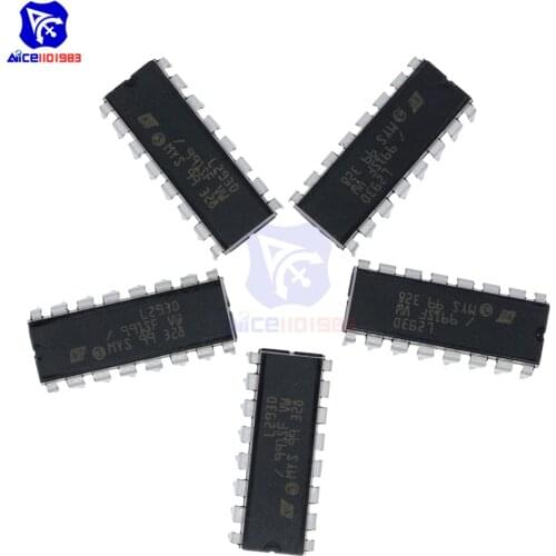 Diymore 10PCS/Lot IC Chip L293 L293D DIP16 DIP-16 Motor Driver Chip PAR PushPull 4 Channel Module IC Chips