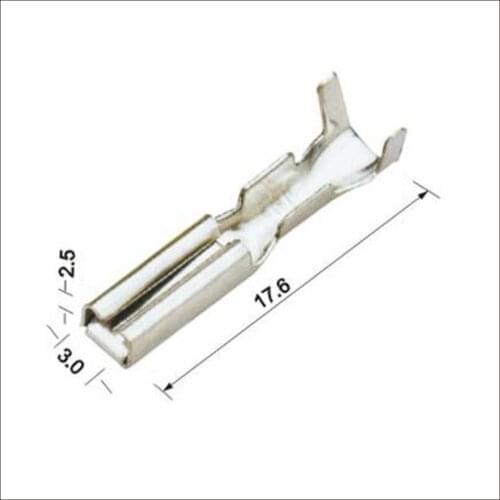 50PCS DJ621-G2*0.6A car connector female wire connector automotive terminal Plugs socket Fuse box Wire harness Soft Jacket