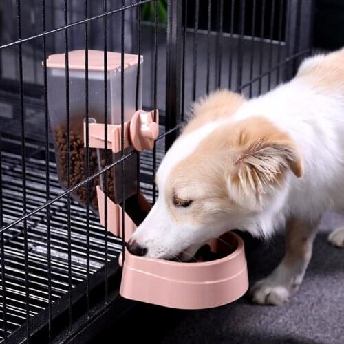 2L Automatic Rabbit Bird Feeders Pet Hanging Food Dispenser for Dog Cage Feeder Device Adjusted Hangable Dog Bowl Large Capacity
