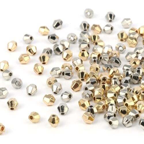 4mm Square Shape CCB Beads Loose Spacer Beads for Jewelry Making Supplies Handmade Diy Bracelet Necklace Earrings Accessories