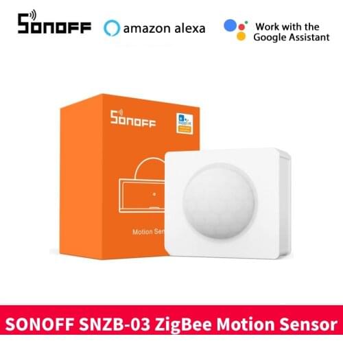 SONOFF SNZB-03 Zigbee Smart ZigBee Motion Sensor Detector Sensor Smart Home Security Work With SONOFF ZBBridge via eWeLink APP