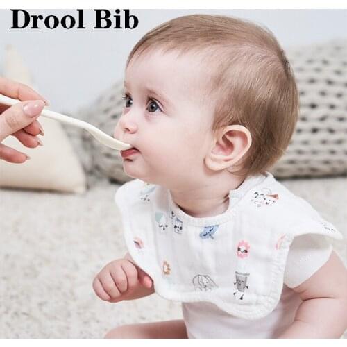 Baby Burp Cloths Cotton Bibs Muslin Baby Kids Lovely Bandana Burp Cloth Soft Newborn Infant Saliva Towel Baby Stuff As Gift