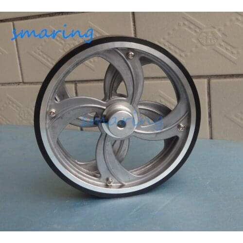 Diameter 159MM Smart Car Wheels / Aluminum Alloy Wheels Big Load carry/robot wheels for install Motors/ Robot Car parts for DIY