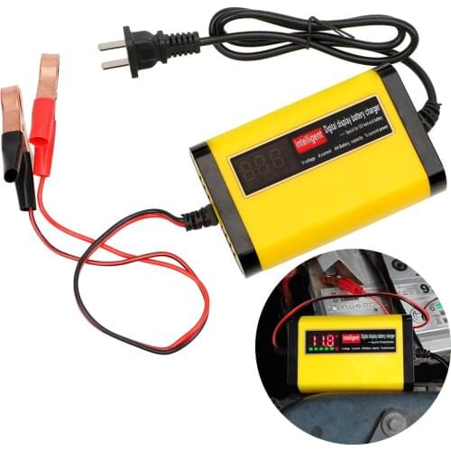 FORAUTO 3 Stages Lead Acid AGM GEL Battery-chargers 2A Intelligent Fast Power Charging Full Automatic Car Battery Charger