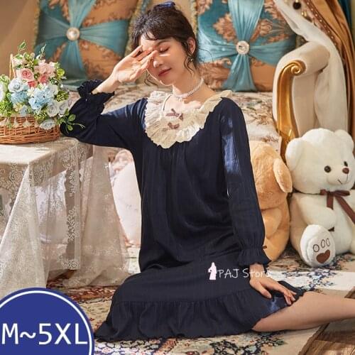 Женские длинные ночные сорочки Maycaur China At AliExpress