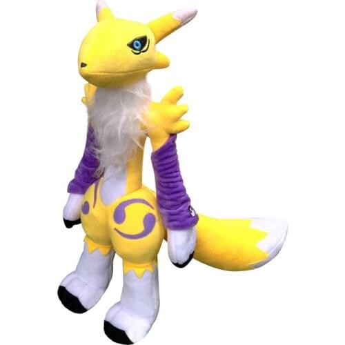 New Digimon Renamon Plush Kids Girls Boys Stuffed Toys For Children Christmas Gifts 45CM