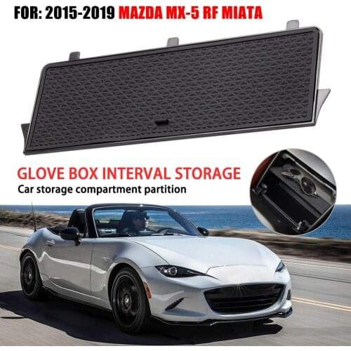 Car Center Console Organizer Glove Storage Box Organizers ABS Plastic Glove Box For Mazda MX-5 RF MIATA 2019 Car Accessories