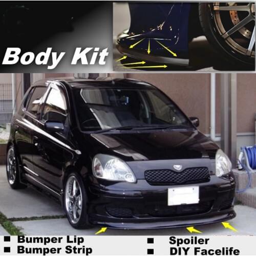 NOVOVISU For TOYOTA Echo Yaris Platz Vitz Bumper Lip / Front Spoiler For TopGear Fans to Car Tuning / Body Kit / Strip Skirt