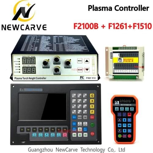 Plasma 2 Axis Control System +THC Kit F2100B+F1621+F1510 Remote Controller For Plasma Cutting Machine Cutter NEWCARVE