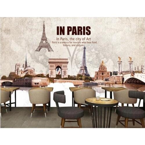 Custom photo wallpaper for walls 3 d murals Retro European architectural landscape decorative painting background wall papers