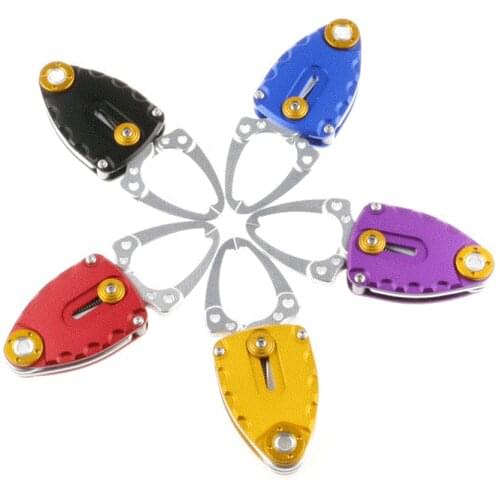 Portable Fish Grip Aviation Aluminum Alloy Pocket Size Fishing Gripper Lip Clamp Grabber Fishing Tackle Gripper Accessoryer