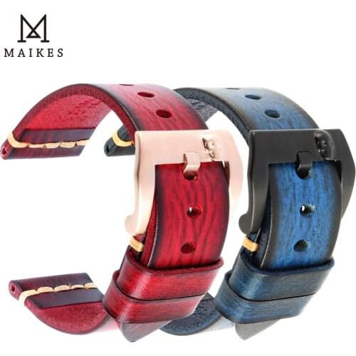 Watch Accessories Genuine Cow Leather Watchbands 20mm 22mm samsung gear s3 Watch Strap Replacement Bracelets 24mm Watch band