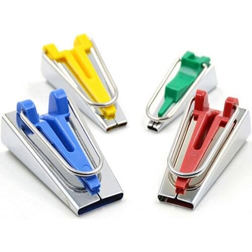 DIY Hand Sewing Accessories Bias Tape Makers Handmade Patchwork Tool bias Binding Tape Maker 4 size 25mm/18mm/12mm/6mm