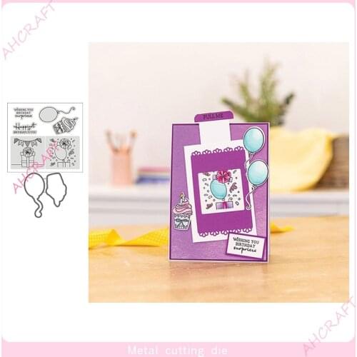 Surprise Gift Box Stamp and Metal Cutting Dies for DIY Scrapbooking Photo Album Decorative Embossing Paper Card Crafts 2021