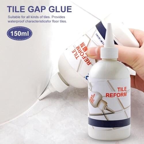 Tile Gap Refill Agent Tiles Reform Coating Mold Cleaner Tile Sealer Repair Glue Home Decoration Stickers Hand Tools 150ml