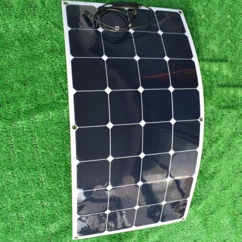 USA Sunpower Solarcell Full Power Flexible Solar Panel 32pcs cell 125mm*125mm used to charge 18v battery
