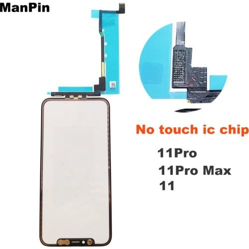 For iPhone 11Pro Max 11 LCD Screen Glass with Flex Cable No Touch IC Chip Type Mobile Phone Display Panel Replace Spare Parts