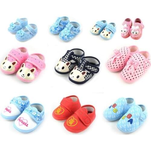 Spring Autumn Shoes Boys Newborn Baby Girls Classic Heart-shaped PU Leather First Walkers Tennis Lace-Up