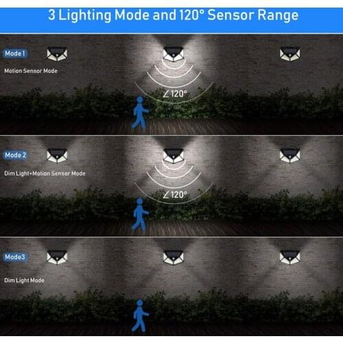 PIR Motion Sensor Waterproof Lights LED Solar Light Outdoor Solar Lamp Powered Sunlight For Garden Decoration 5z