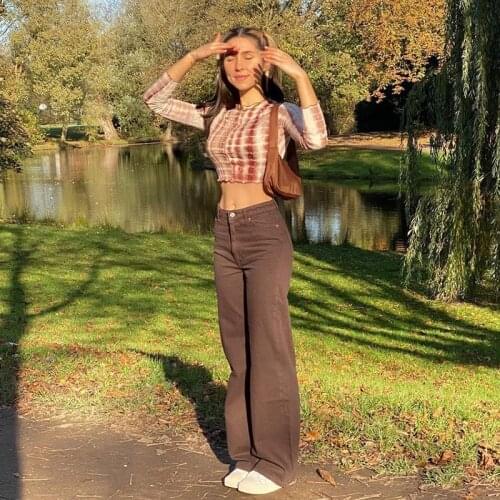 Harajuku Jeans Women Casual Baggy Trousers Female Wide Leg Pants Women Streetwear Long Loose Denim Pants Ladies Mujer Pantalones