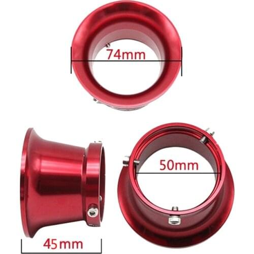 1PC Universal Motorcycle Carburetor Refit Cone Cup Aluminium Alloy Air Filter Interface Cup Wind Cup 50mm