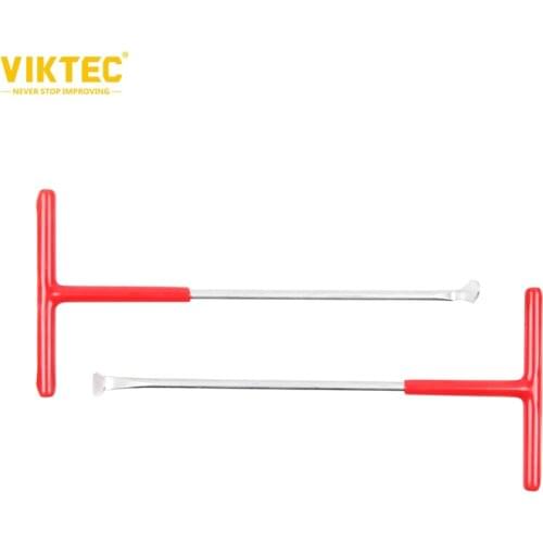 Viktec 2pc Exhaust Puller Tool Motorcycle Car Exhaust Spring Hooks T Shaped Handle Pipe Spring Puller Installer Hooks Tools