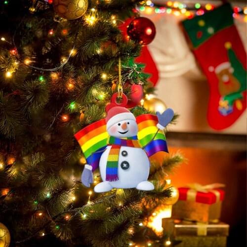 2021Christmas Ornaments Hanging Decoration Gift Product Personalized Family Xmas Party Store Home Window Ornament New Year Decor