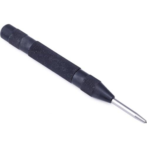 5" Automatic Centre Punch Heavy Duty Spring Loaded Metal Wood Press Dent Marker