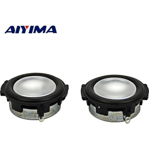 AIYIMA 2Pcs 1Inch Audio Portable Speakers 4 Ohm 3W Full Range Speaker Louderspeakers sound production Bluetooth Crystal