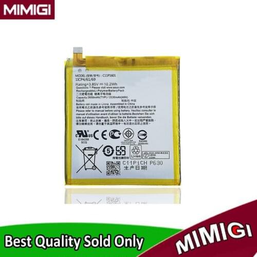 High Capacity C11P1601 Battery For ASUS ZENFONE 3 ZENFONE3 ZE520KL Z017DA ZenFone live ZB501KL A007 2650mAh AKKU