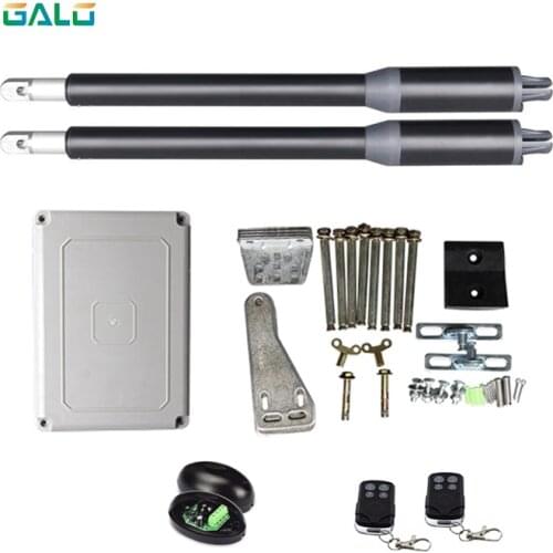 Easy opener electric automatic dual arms swing gate opener 200KG weight with transmitters and photocell