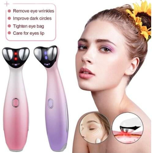 Electric Eye Massager RF Lifting Face Massager Dark Circles Remove Anti Wrinkle Eye Care Roller Relax Facial Beauty Care Tool