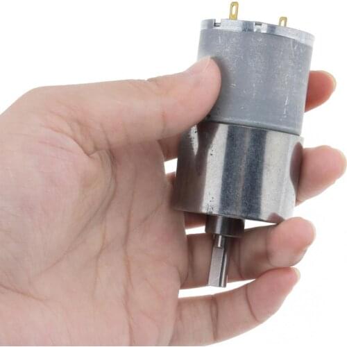Reduce Speed Electric Motor 12V DC 60RPM with High Torque Gear Box and Eccentric Shaft for Intelligent Driving Device