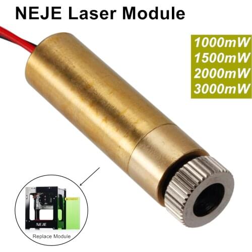 NEJE Laser Module 1000mW/1500mW/2000mW/3000mW 405nm/450nm laser head replacement for Engraving Machine DK-8-KZ
