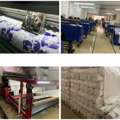 Cotton customized digital printing fabric space cotton coat fabric sweater fabric personalized factory shop