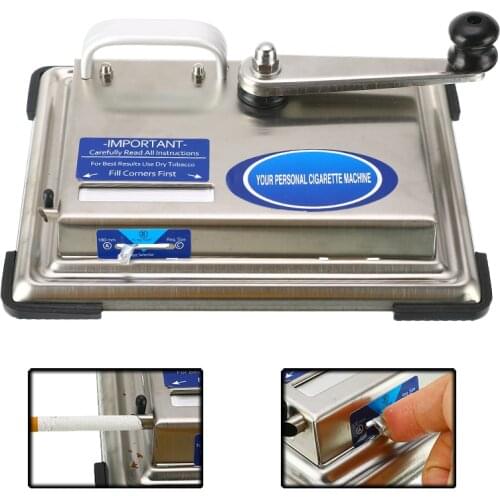 Cigarette Maker Manual Cigarette Maker Accessories DIY Black And Silver Two-Color Syringe Mens Cigarette Accessories Tool