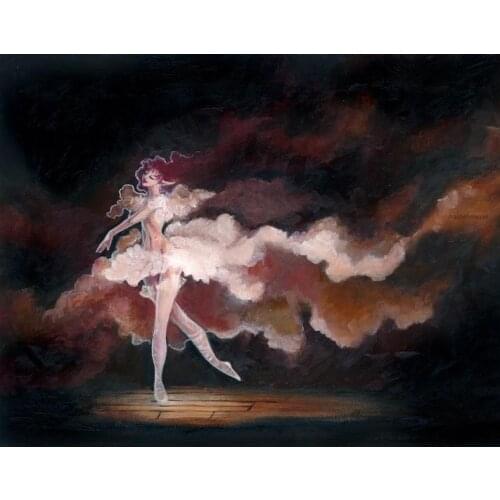JMINE Div 5D abstract Ballet ballerina Girl Full Diamond Painting cross stitch kits art Cartoon 3D paint by diamonds
