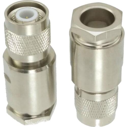 10pcs Connector TNC male Plug clamp for RG8 LMR400 RG213 RG165 RG393 RF Coaxial