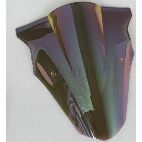 Motorcycle ABS Plastics Windscreen Windshield Deflectors For Kawasaki Ninja 650 ER-6F ER6F 2012-2016 Clear Iridium