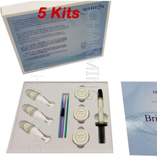 Teeth Whitening Kit Dental Whitening Gel Powder for Professional Teeth Whitening Machine Bleaching Lamp LED Light Dentistry Tool
