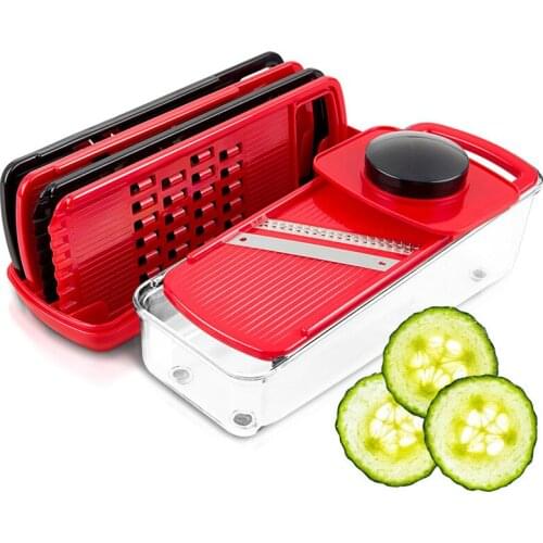 Slicer Vegetable Grater Fruit Peeler Cutter Shredder Chopper With Guard Multifunctional Manual Vegetable