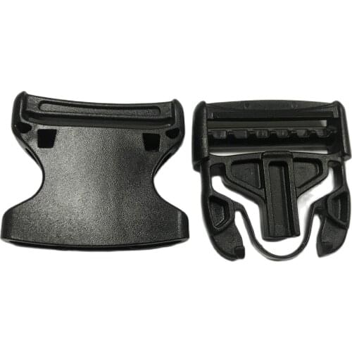 Flat Buckles Dual Adjustable Buckles and Tri-Glide Slides Quick Side Release Buckle for Luggage Straps Pet Collar Backpack Repai