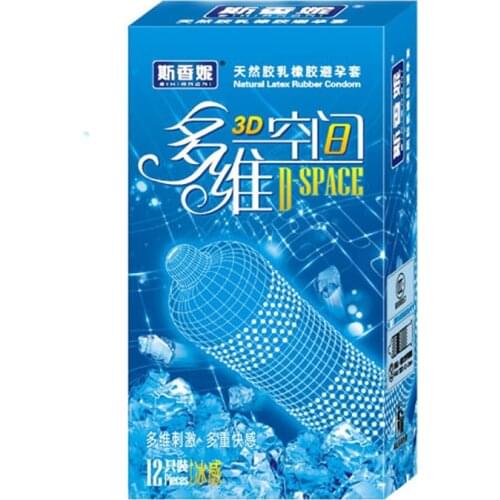 24 Pcs/Lot Sex Products 3D Delay Condom High Quality G Spot Condom Latex Ice Condoms For Men Penis Sleeve Rings Sex Toys