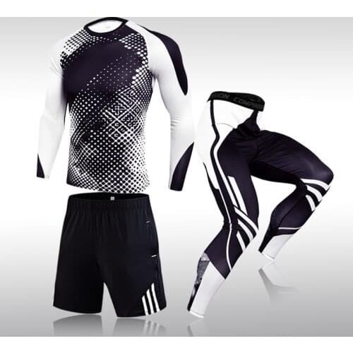 New Brand Mens Thermal Underwear Sets Compression Sport Suit Sweat Quick Drying Thermo Underwear Men Clothing Long Johns Sets