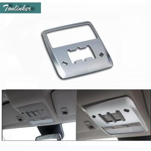 Tonlinker 1 PCS Car Styling NEW ABS Chrome Car Styling Readlight Light Ring Panel Cover Sticker Case for 2014 Chevrolet TRAX