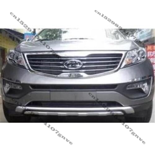 High quality front rear bumper protect plate For 2011-2015 Sportager ABS car styling