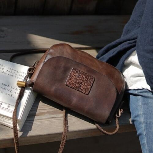 Fashion luxury highquality natural real leather ladies small shoulder bag casual designer daily weekend party messenger bag