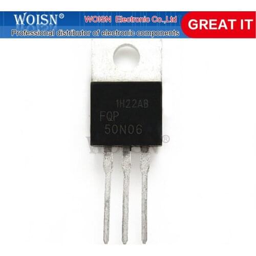 10PCS FQP50N06 RFP50N06 TO-220 MOS 60V 50A TO-220 original authentic In Stock