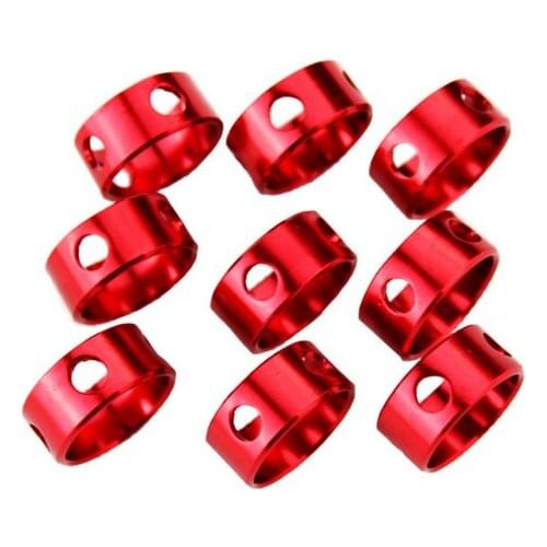 10pcs /Lot Round Regulating Buckle Tent Wind Rope Stop Outdoor Fixing Ring Tent Accessories For Outdoor Activities