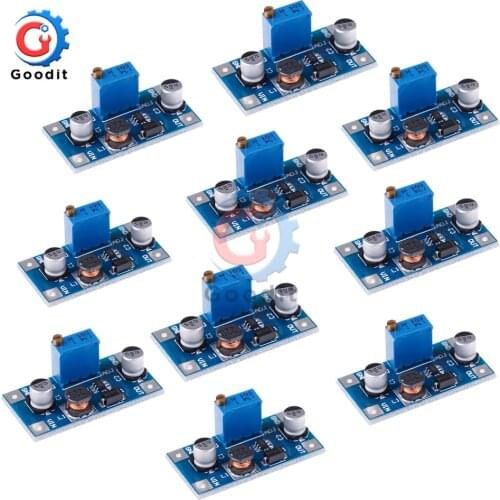 10Pcs XH-M415 SX1308 DC-DC Step UP Power Supply Module 2A Adjustable Step-up Boost Converter 2V-24V To 3V 5V 6V 9V 12V 19V